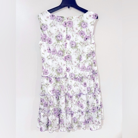 Connected Apparel Womens Ivory Chiffon 1PC Bolero Sheath Dress Petites NWT - Picture 4 of 8